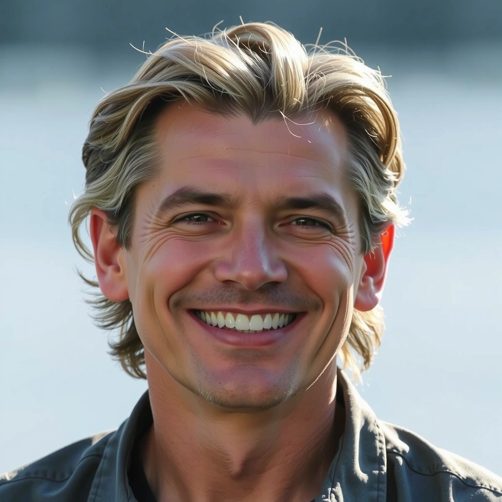 Homem confiante e saudável